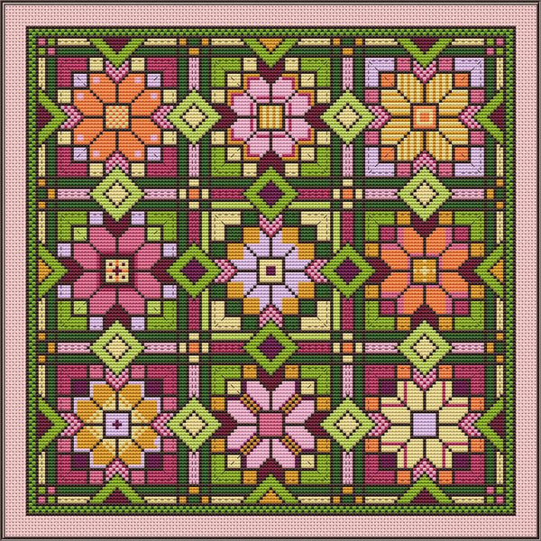 The Garden Maze - CM Designs – Half Moon Stitchery