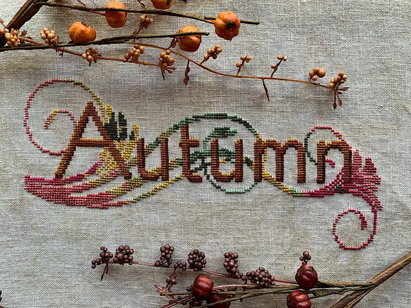 Autumn Flourish - Jan Hicks Creates – Half Moon Stitchery