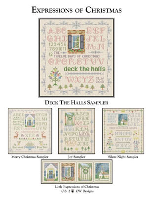 Deck The Halls Sampler: Expressions Of Christmas - CW Designs