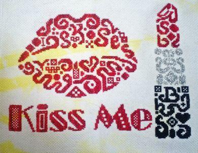 Tribal Lipstick - White Willow Stitching