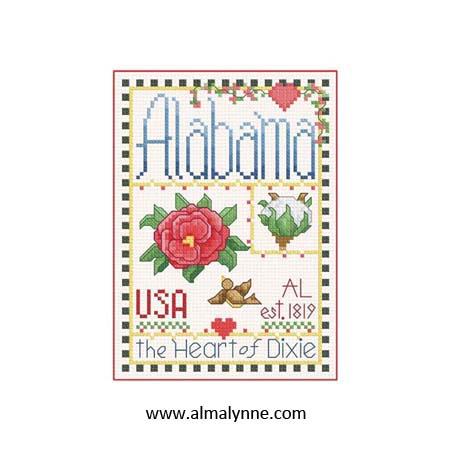 Alabama: Little State Sampler - Alma Lynne Originals