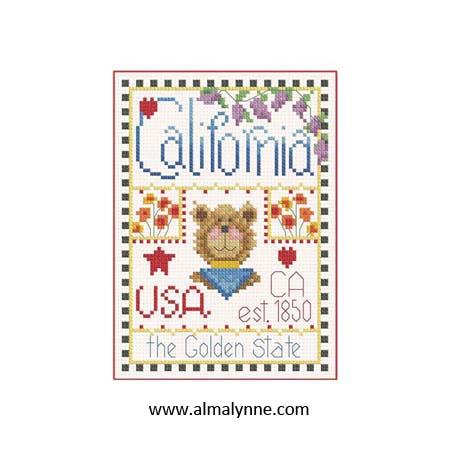 California: Little State Sampler - Alma Lynne Originals