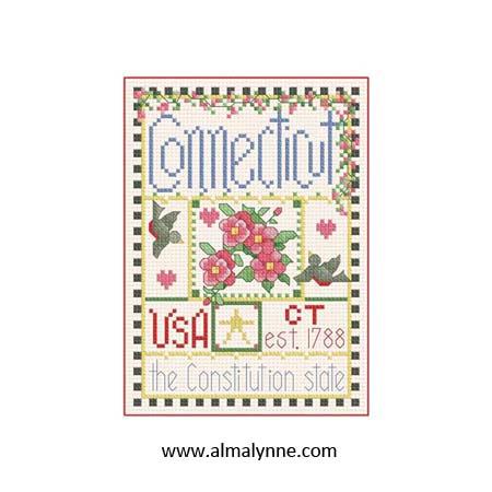 Connecticut: Little State Sampler - Alma Lynne Originals