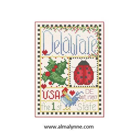 Delaware: Little State Sampler - Alma Lynne Originals