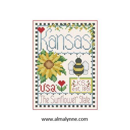 Kansas: Little State Sampler - Alma Lynne Originals