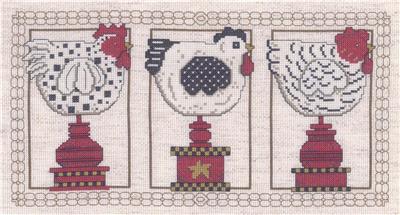 Chicken Trio By Diane Arthurs - Imaginating