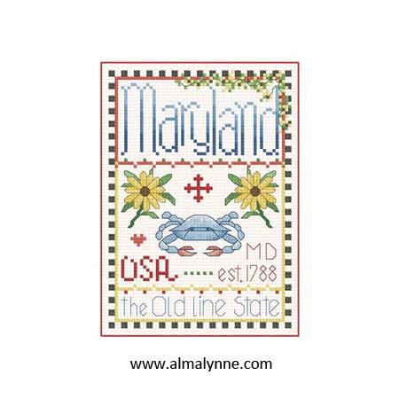 Maryland: Little State Sampler - Alma Lynne Originals