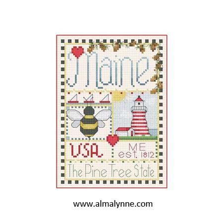 Maine: Little State Sampler - Alma Lynne Originals