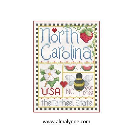 North Carolina: Little State Sampler - Alma Lynne Originals