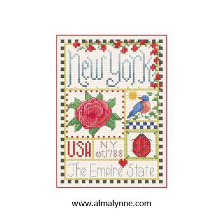 New York: Little State Sampler - Alma Lynne Originals