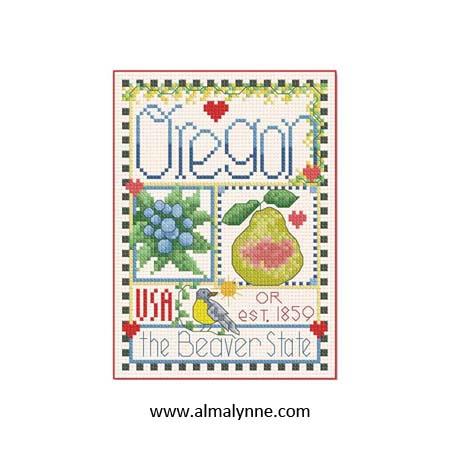 Oregon: Little State Sampler - Alma Lynne Originals