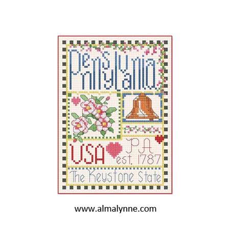 Pennsylvania: Little State Sampler - Alma Lynne Originals