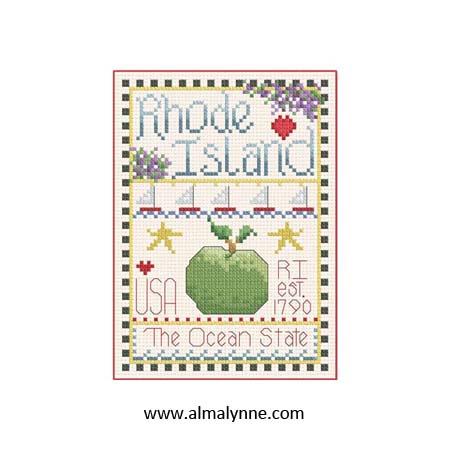 Rhode Island: Little State Sampler - Alma Lynne Originals