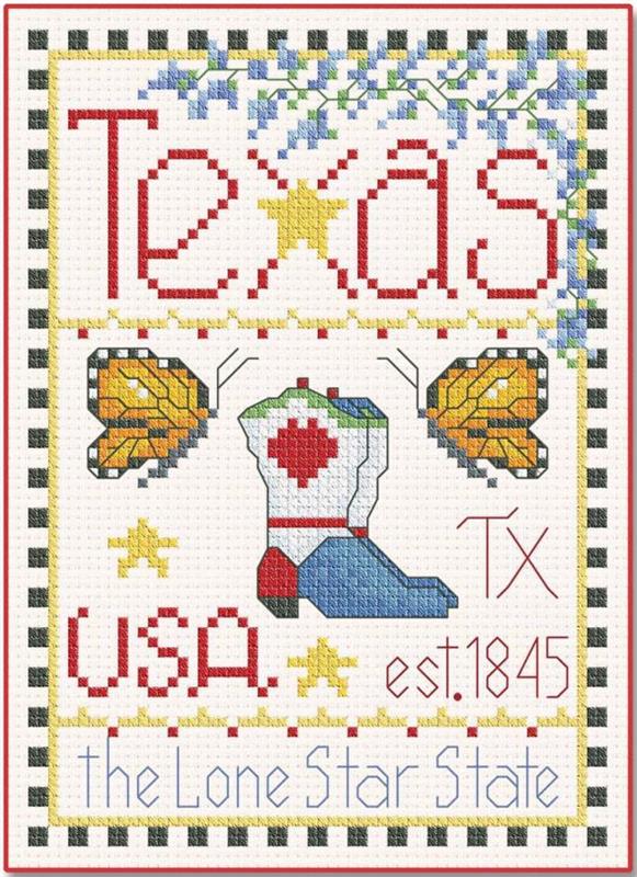 Texas: Little State Sampler - Alma Lynne Originals