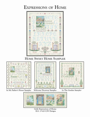 Home Sweet Home Sampler: Expressions Of Home - CW Designs