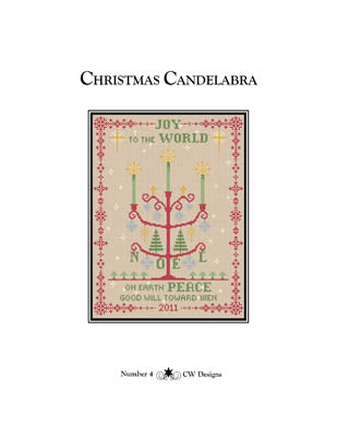 Christmas Candelabra - CW Designs