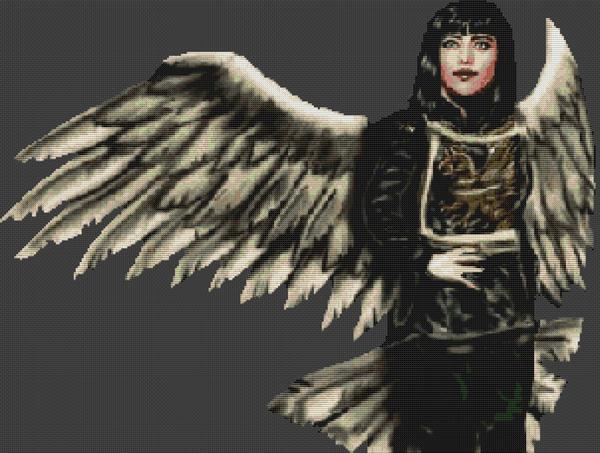 Angel Wings - White Willow Stitching