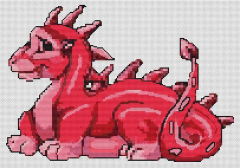 Adorable Dragon - White Willow Stitching