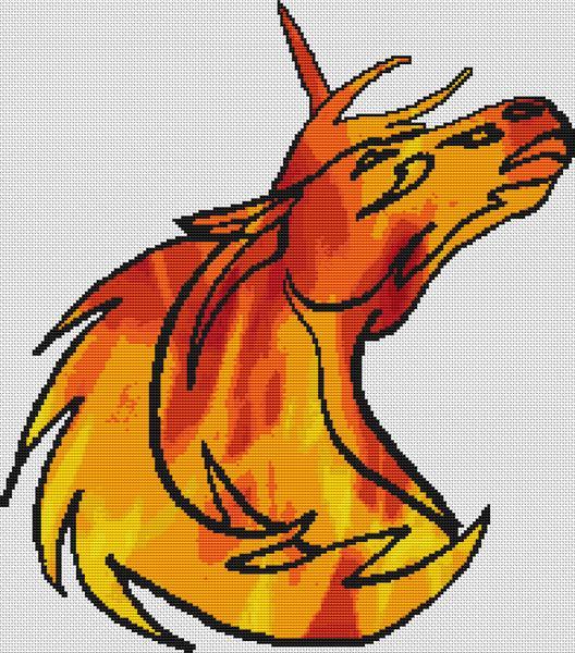 Firemare - White Willow Stitching