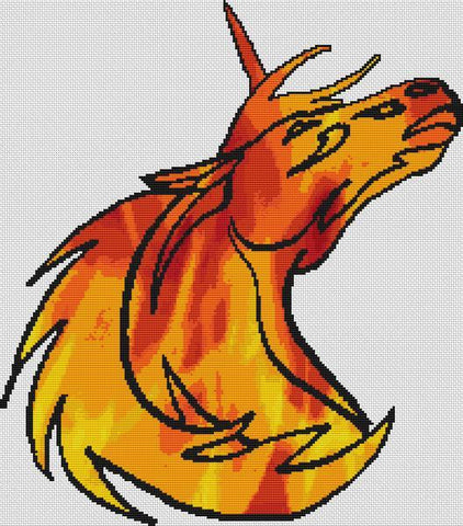 Firemare - White Willow Stitching