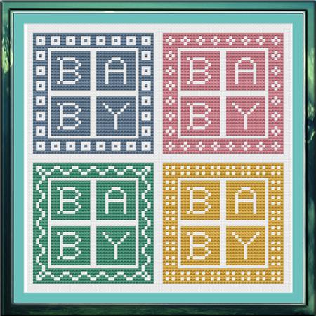 Baby Baby - CrossStitchCards