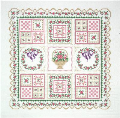Rose Garland Quilt Sampler By Linda Bird - Imaginating