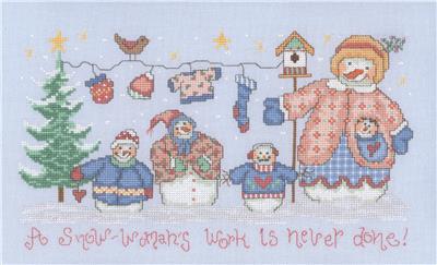 Snow-woman's Work By Gail Bussi - Imaginating