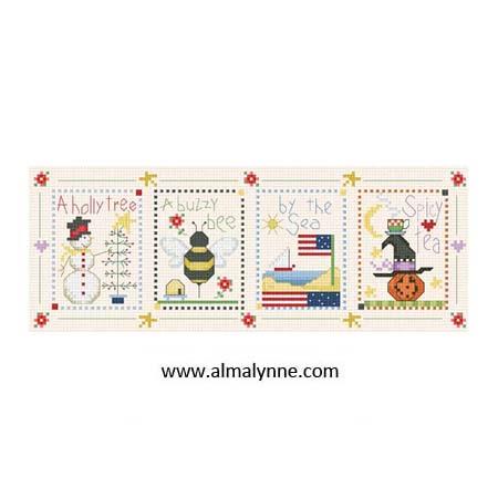 Sampler Teenies: For All Seasons - Alma Lynne Originals
