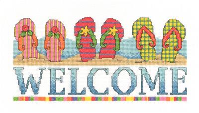 Flip Flop Welcome By Diane Arthurs - Imaginating