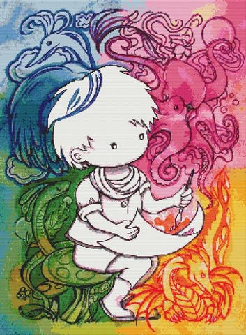 Four Muses - White Willow Stitching