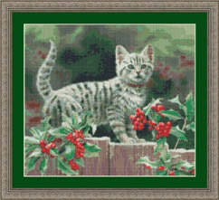 Pretty Kitty In Holly - Kustom Krafts