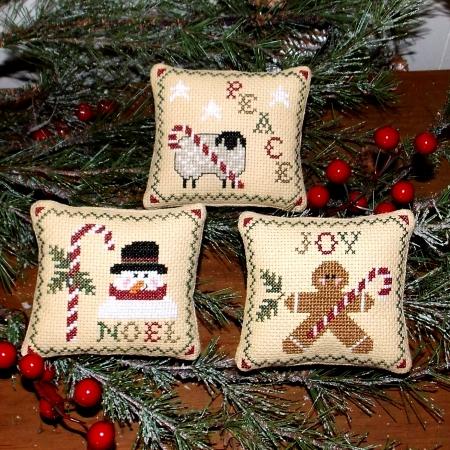 Candy Cane Wishes - Plum Pudding NeedleArt