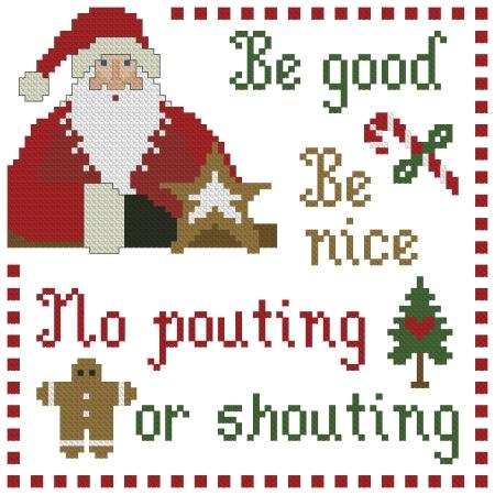 Santa's Clause - Plum Pudding NeedleArt