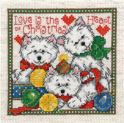 Christmas Westies By Joan A. Elliot - Imaginating