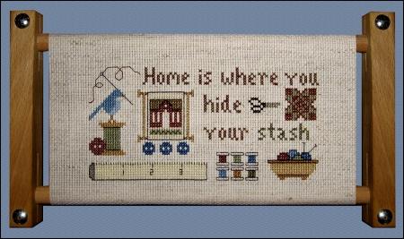 Stitcher's Motto - Plum Pudding NeedleArt