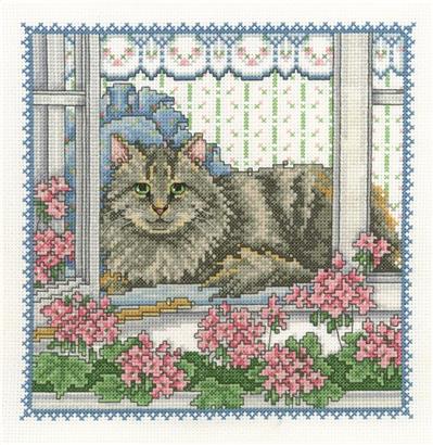 Cottage Cat By Joan A. Elliot - Imaginating