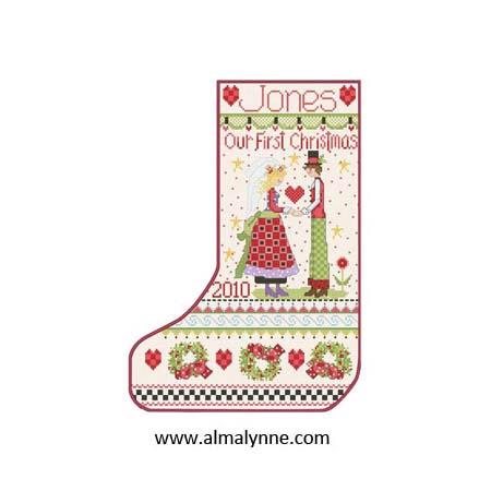 Our First Christmas Stocking - Alma Lynne Originals