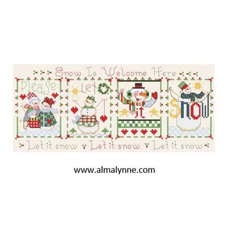 Sampler Teenies: Let It Snow - Alma Lynne Originals