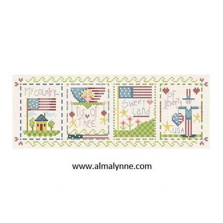 Sampler Teenies: Patriotic - Alma Lynne Originals