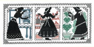 Victorian Silhouette By Joan A. Elliot - Imaginating