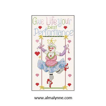 Francesca, The Fabulous Frosty Trapeze Star - Alma Lynne Originals