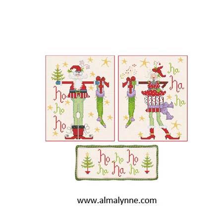 Mr. & Mrs. Santa Longstockings - Alma Lynne Originals