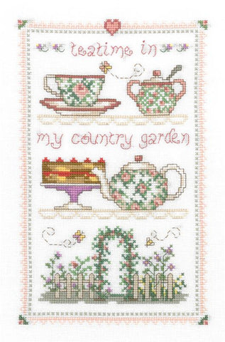Country Tea Time Sampler By Gail Bussi - Imaginating