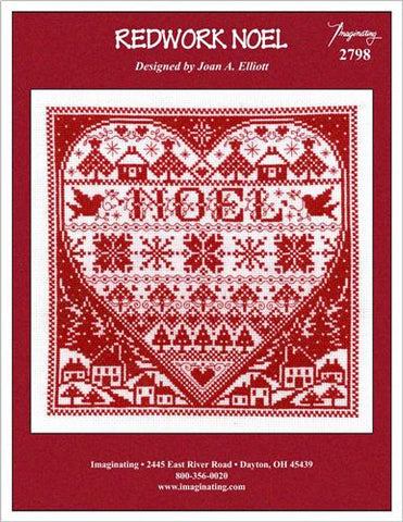 Redwork Noel Kit By Joan A. Elliot - Imaginating Kits