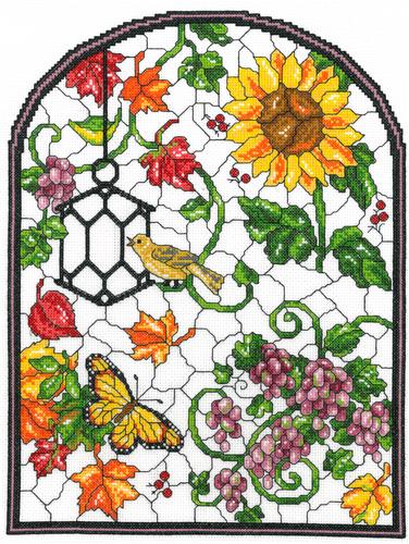 Autumn Stained Glass - Ursula Michael