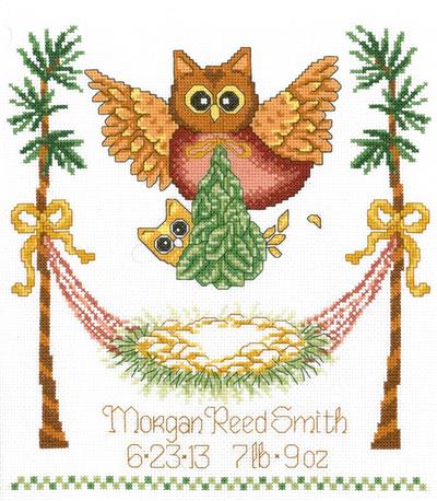 Baby Owl Birth Record Kit By Ursula Michael - Imaginating Kits
