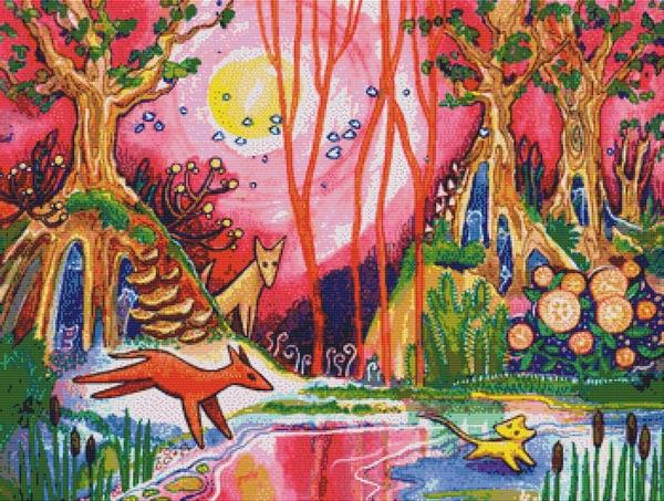 Through The Marsh - White Willow Stitching