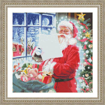 Santa Checking His List - Kustom Krafts