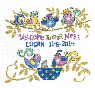 Silly Birds Birth Record Kit By Ursula Michael - Imaginating Kits