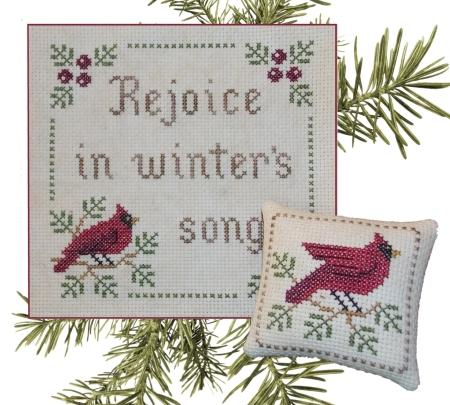 Winter's Song - Plum Pudding NeedleArt